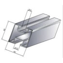 Profilschiene Alu 40 x40  1,20 m
