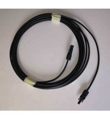 DC-Verbindungskabel;schwarz; 4 mm²; uv-stabil 10 m