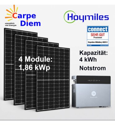 MK 1860 BAT Balkon-Speicherkraftwerk Basis + Erweiterungsakku 8 kWh