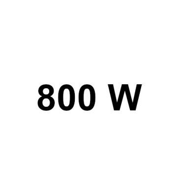 Leistungsbegrenzung auf 800 W